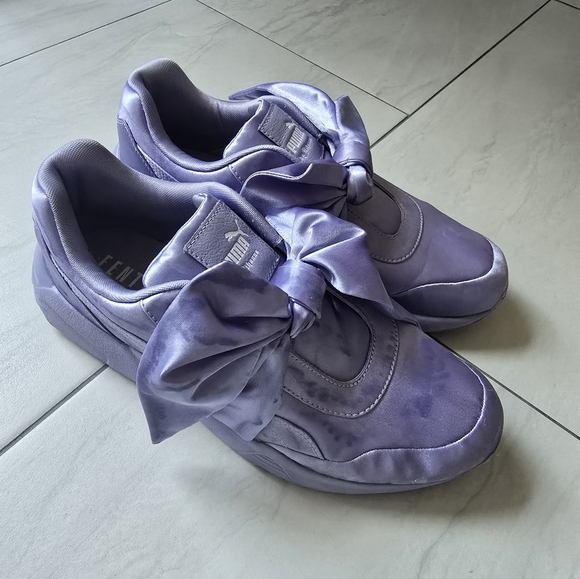 PUMA Fenty By Rihanna Bow Sweet Lavender Women Size 6.5 - Picture 3 of 16